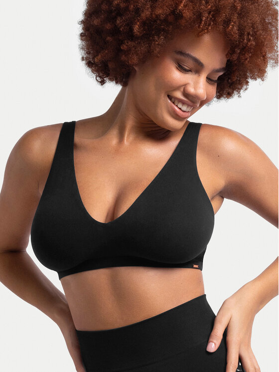 Dorina Dorina Bralette krūšturis Essensual FXBR0052MI116 Melns