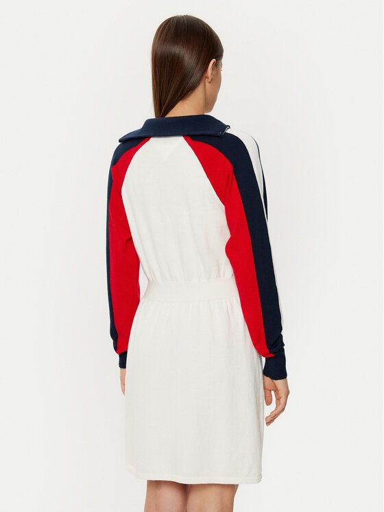 Tommy Jeans Tommy Jeans Rochie de zi DW0DW19467 Colorat Regular Fit