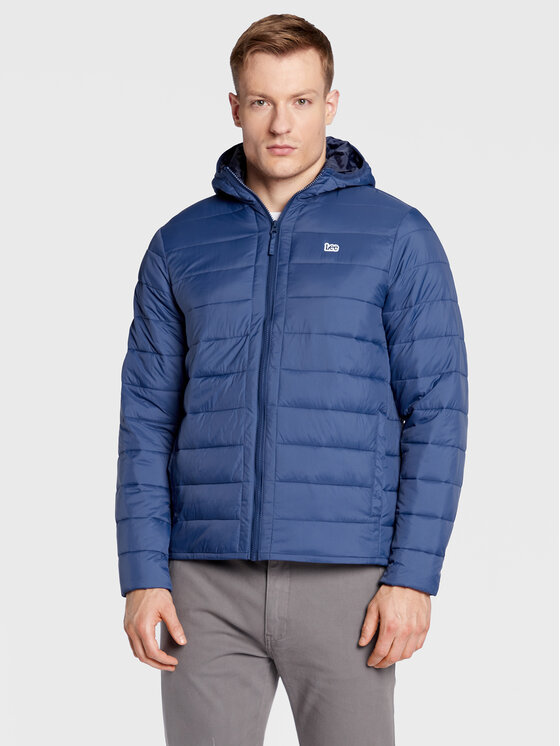 Lee Lee Kurtka przejściowa Light Puffer L87HSZ54 112321560 Granatowy Regular Fit