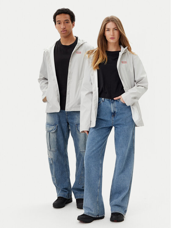 Hunter Hunter Dežna jakna Izzy Unisex HARU0012251 Siva Regular Fit