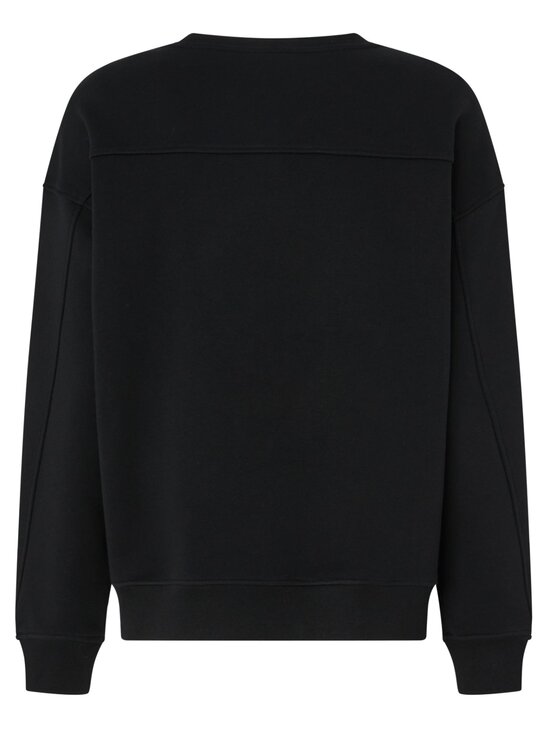 PINKO PINKO Felpa Nelly maglia felpa ricamo logo Nero Regular Fit