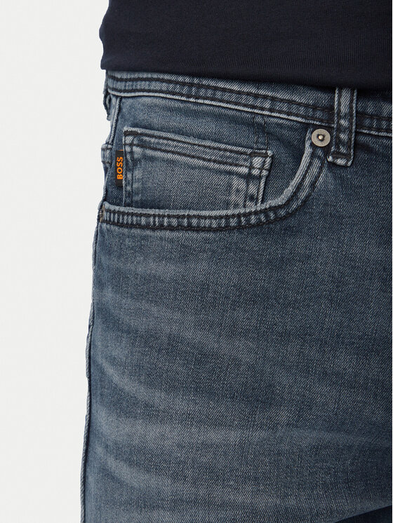 BOSS BOSS Džinsai Delaware-1 50559918 Tamsiai mėlyna Skinny Fit
