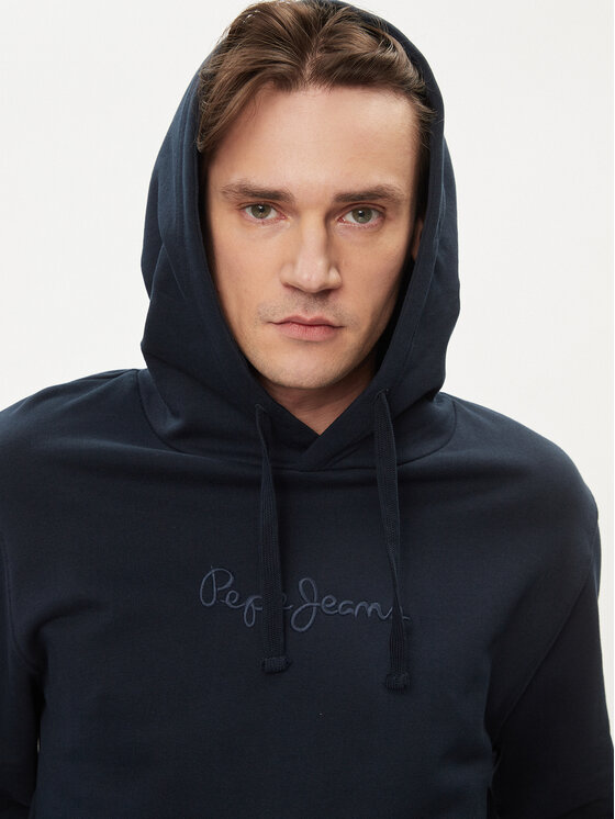 Pepe Jeans Pepe Jeans Pulóver Joe Hoodie PM582573 Sötétkék Regular Fit