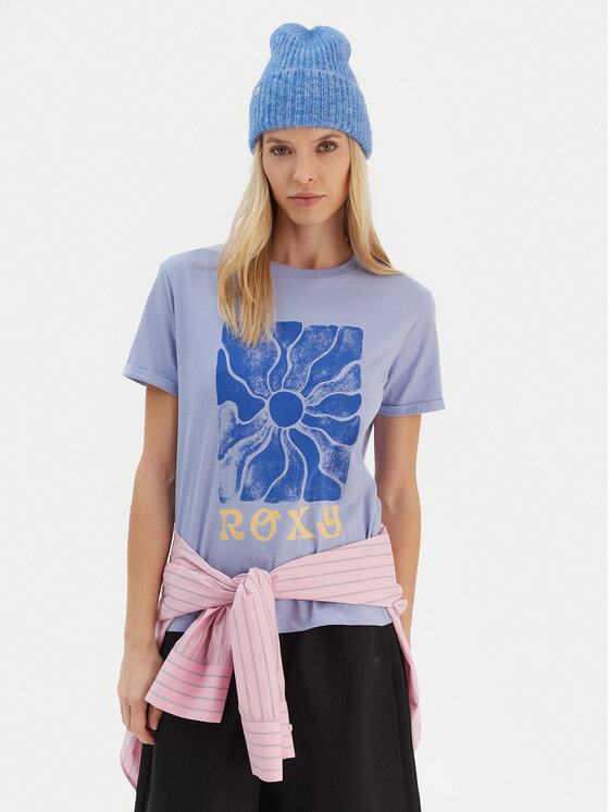 Roxy Roxy Tricou ERJZT05911 Violet Regular Fit