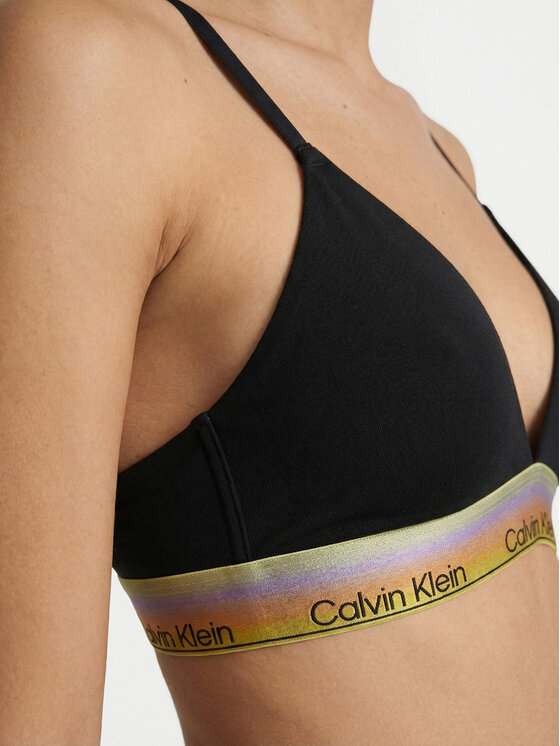 Calvin Klein Swimwear Calvin Klein Swimwear Bikini pezzo sopra LV00QF8865 Nero