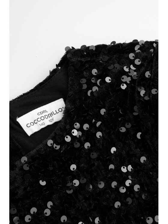 Coccodrillo Coccodrillo Šaty ZC5129101EPG-021 Čierna Regular Fit