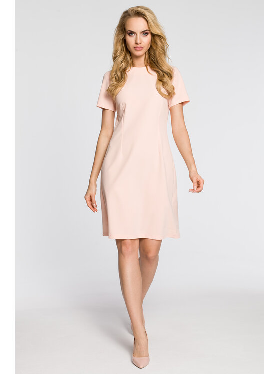 Made of Emotion Made of Emotion Sukienka codzienna M309 Różowe złoto Casual Fit