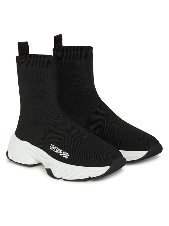 LOVE MOSCHINO LOVE MOSCHINO Sneakersy JA15386G0NIY8000 Czarny