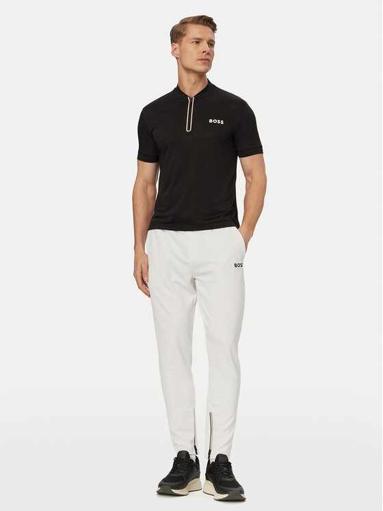 BOSS BOSS Pólóing Serve 3 50559206 Fekete Slim Fit