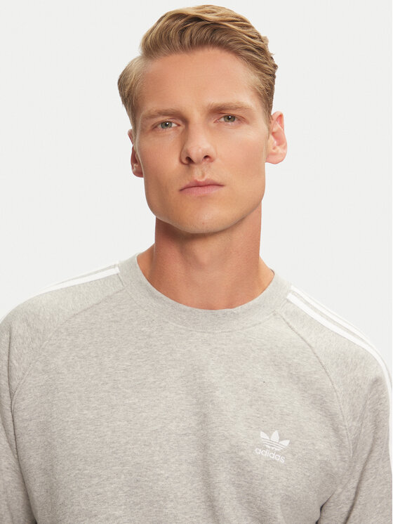adidas adidas Суитшърт adicolor Classics 3-Stripes IM4514 Сив Regular Fit
