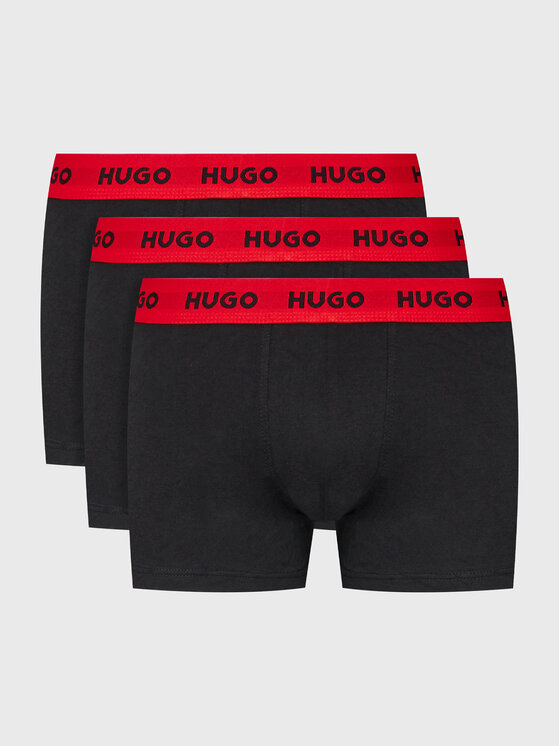 HUGO Hugo Sada 3 kusů boxerek 50469786 Černá