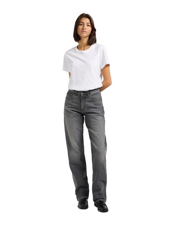 Lee Lee Jeansy 112363808 Szary Regular Fit