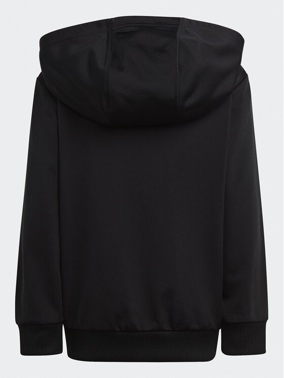 adidas adidas Анцуг Essentials 3-Stripes Shiny Tracksuit HR5906 Черен Slim Fit