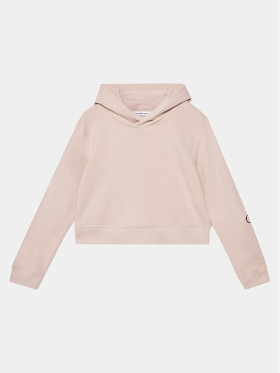Calvin Klein Jeans Mikina Monogram IG0IG02424 Ružová Relaxed Fit