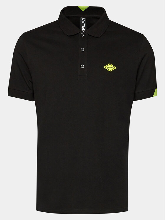REPLAY Replay Pólóing M3540A.000.20623 Fekete Regular Fit