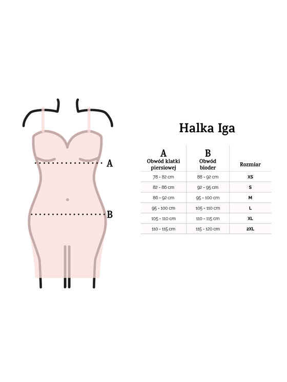 DKaren Lingerie DKaren Lingerie Koszula nocna Iga Czarny Classic Fit