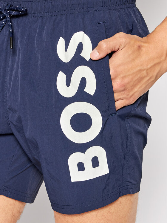 BOSS Boss Kopalne hlače Octopus 50469602 Mornarsko modra Regular Fit