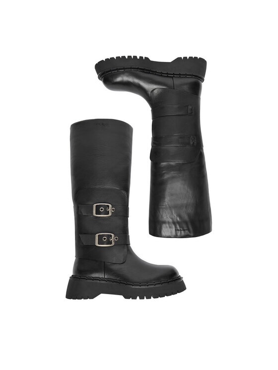 G-Star Raw G-Star Raw Kozačky EO-GECE-25FW84 Černá