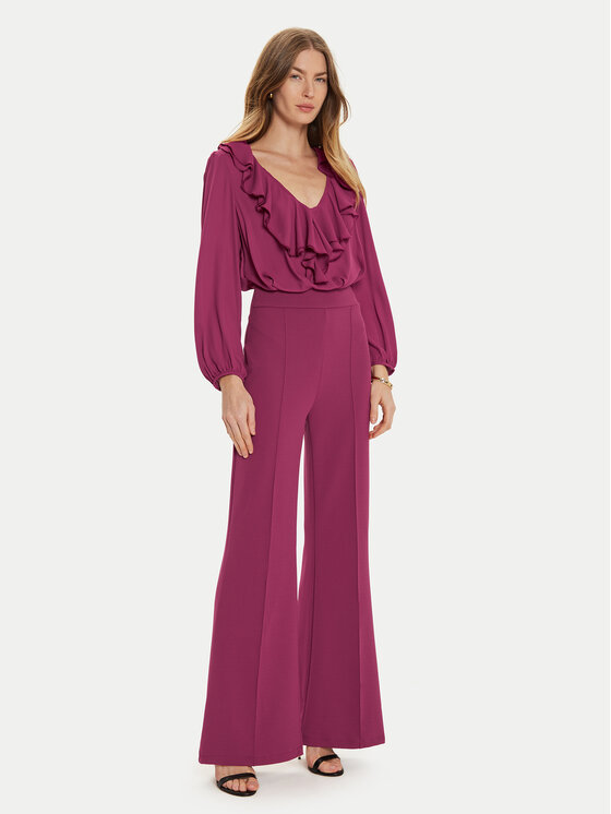 Rinascimento Overal CFC0019709002 Bordová Regular Fit