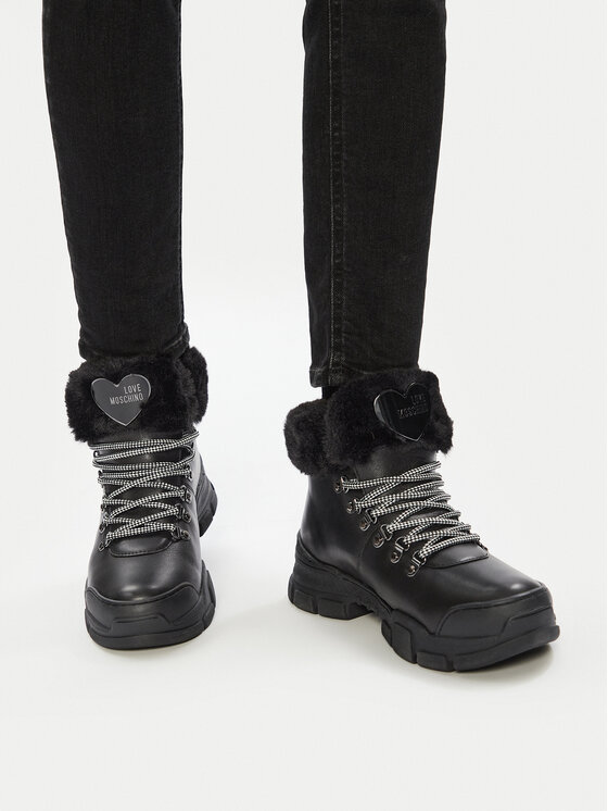 LOVE MOSCHINO Ghete JA15484G0LIAS00A Negru