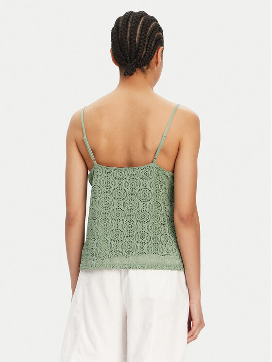 Vero Moda Vero Moda Top Maya 10325031 Zielony Regular Fit
