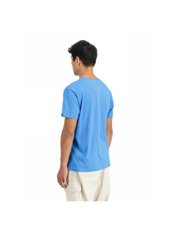 Alpha Industries Alpha Industries T-Shirt AI.100501-737 Modrá Basic Fit