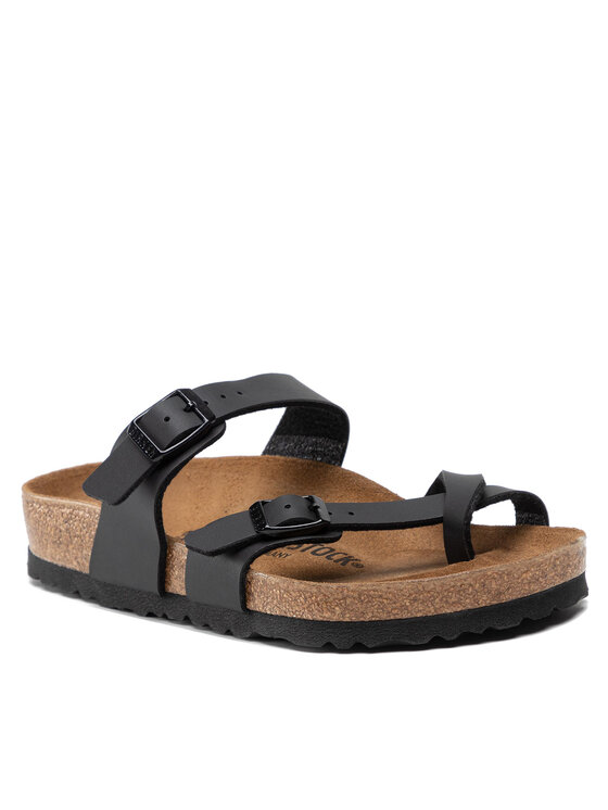 Birkenstock Birkenstock Čības uz pirksta Mayari 0071791 Melns