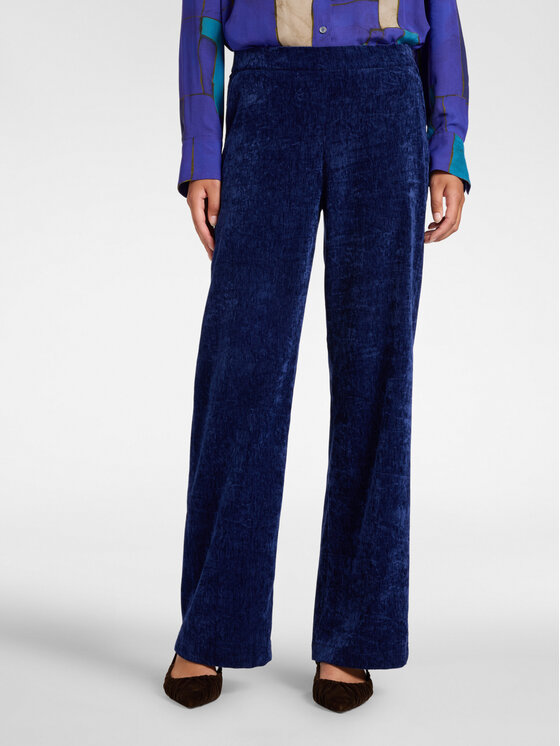 Elena Mirò Elena Mirò Spodnie materiałowe P073P000605N055 Niebieski Flare Fit