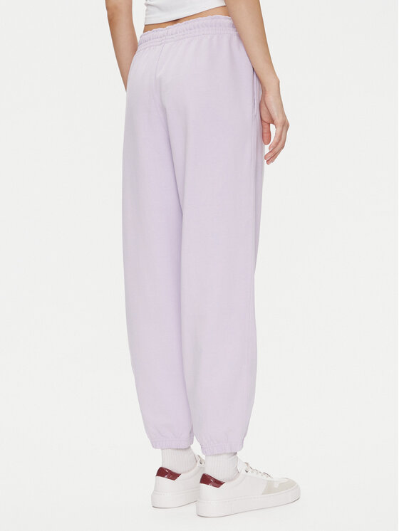 Calvin Klein Jeans Calvin Klein Jeans Spodnie dresowe Monologo LV047B235G Fioletowy Regular Fit