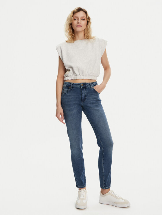 Mustang Mustang Jeans hlače Crosby 1013592 Mornarsko modra Slim Fit
