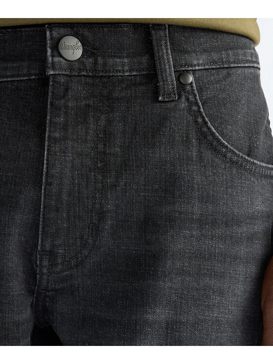 Wrangler Wrangler Jeansy 112390482 Czarny Regular Fit
