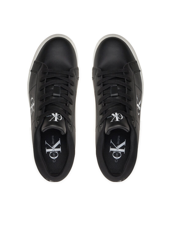 Calvin Klein Jeans Calvin Klein Jeans Superge Classic Cupsole Lowlaceup Lth Wn YW0YW01444 Črna