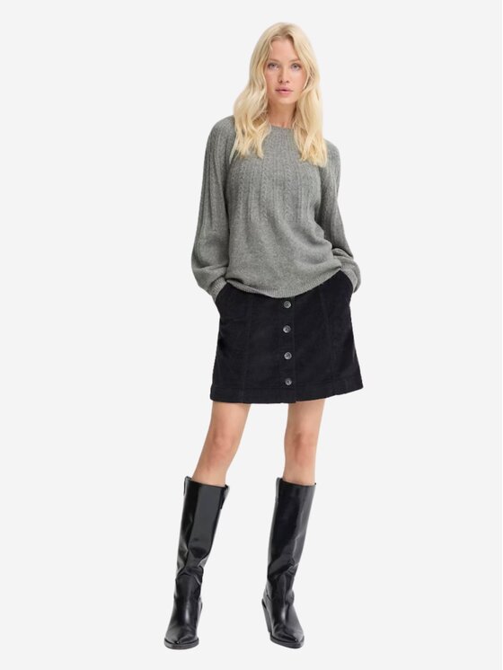 b.young b.young Πουλόβερ Maglione BYMAGGE Γκρι Regular Fit