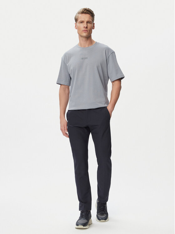 BOSS BOSS T-shirt 50519368 Siva Regular Fit