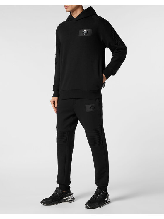 Plein Sport Plein Sport Bluza 14187 Czarny Regular Fit