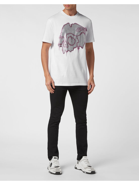 PHILIPP PLEIN PHILIPP PLEIN T-Shirt 9657 Biały Regular Fit