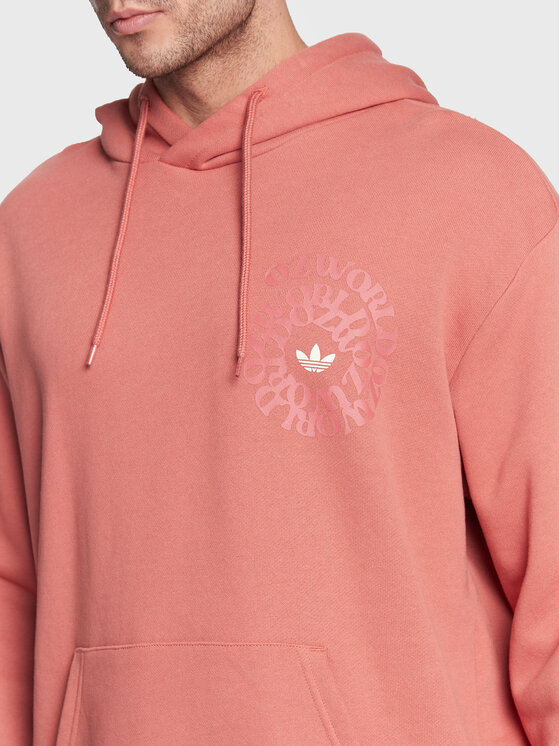 Felpa Ozworld HL9248 Arancione Loose Fit