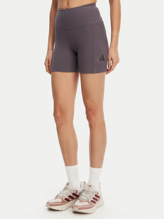 adidas Biker shorts ALL SZN Rib JJ1233 Grigio Slim Fit, taglia : XL