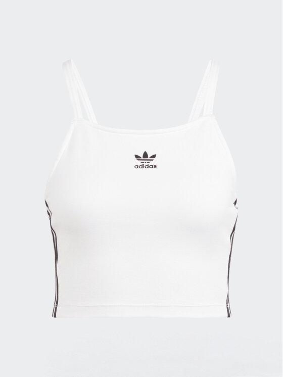 adidas adidas Top adicolor 3-Stripes IN8377 Biały Slim Fit