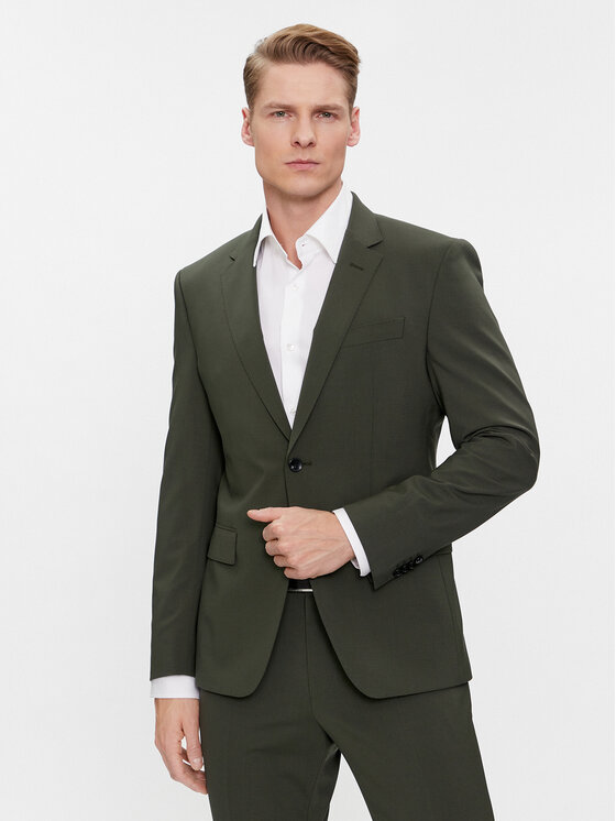 BOSS Boss Garnitur H-Huge-2Pcs-224 50509485 Zielony Slim Fit