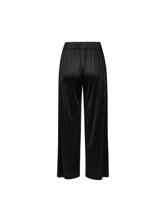 Melismee Stockholm Melismee Stockholm Spodnie materiałowe Eleganckie spodnie regular fit Czarny Regular Fit