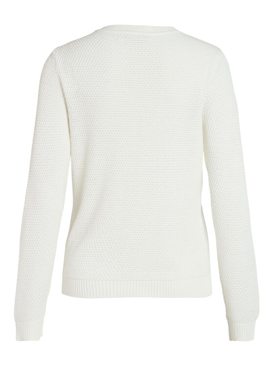 Vila Vila Pulover Dalo 14082767 Alb Regular Fit