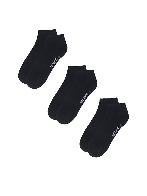 Sprandi Sprandi Set od 3 pari ženskih visokih čarapa 0WB-002-AW23 (3-pack) Crna