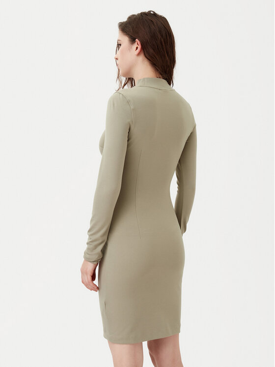 Calvin Klein Jeans Calvin Klein Jeans Ежедневна рокля J20J225074 Зелен Slim Fit