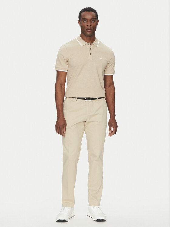 BOSS BOSS Polo majica Parlay 190 50494697 Bež Regular Fit
