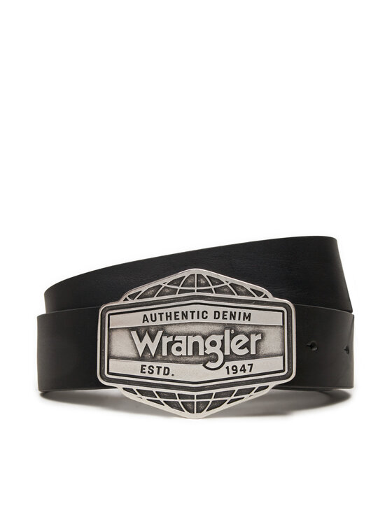 Wrangler Vīriešu josta Big Buckle 112358068 Melns