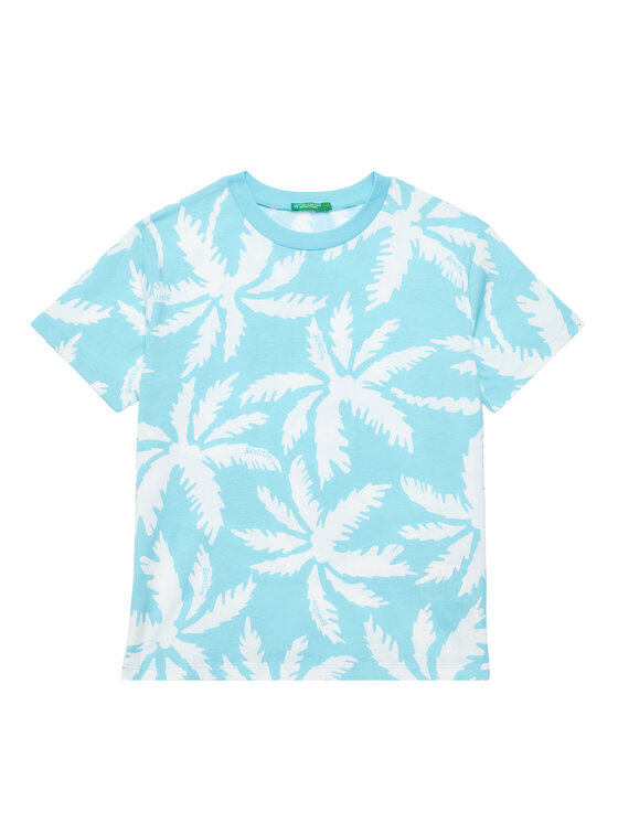 United Colors Of Benetton United Colors Of Benetton Piżama 3X0Y0P08Q Niebieski Relaxed Fit