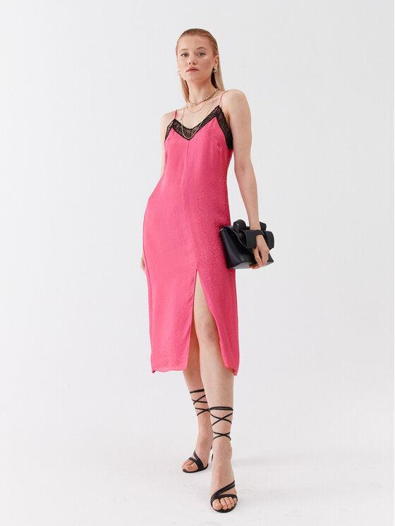 Patrizia Pepe Patrizia Pepe Ежедневна рокля 2A2592/A260-M450 Розов Regular Fit