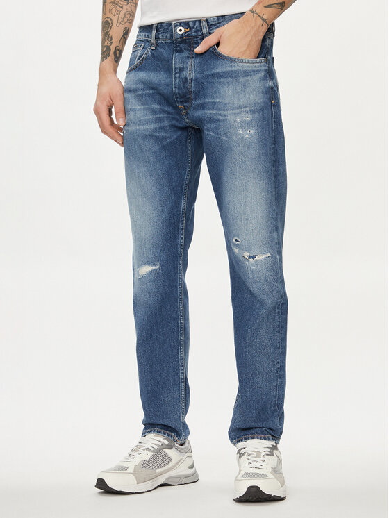 Pánské Jeansy Pepe Jeans, Velikost:30/32, Barva: Modrá, PM207392