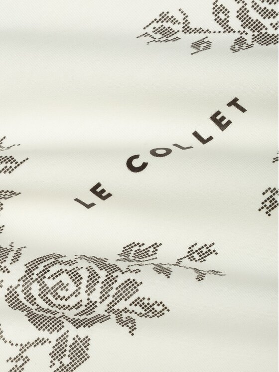Le Collet Le Collet T-Shirt FLORISSA Kremowy Oversize